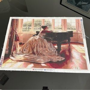 Music Room Diamond Art Completed Picture